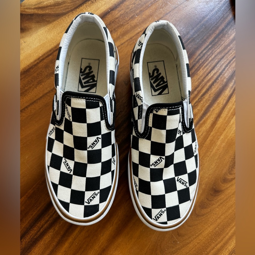 Vans Era Stacked Checkered Platform size W7